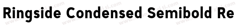 Ringside Condensed Semibold Regular字体转换